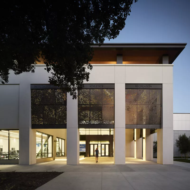 SCB's Pomona-Pitzer Center for Athletics, Recreation and Wellness. Architecture. Campus Environments. Campus Life.