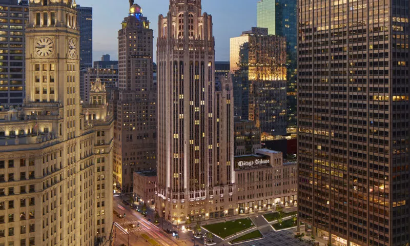 SCB's Tribune Tower Conversion. Architecture. Adaptive Reuse. Renovation. Residential.