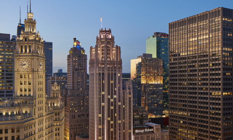 SCB's Tribune Tower Conversion. Architecture. Adaptive Reuse. Renovation. Residential.