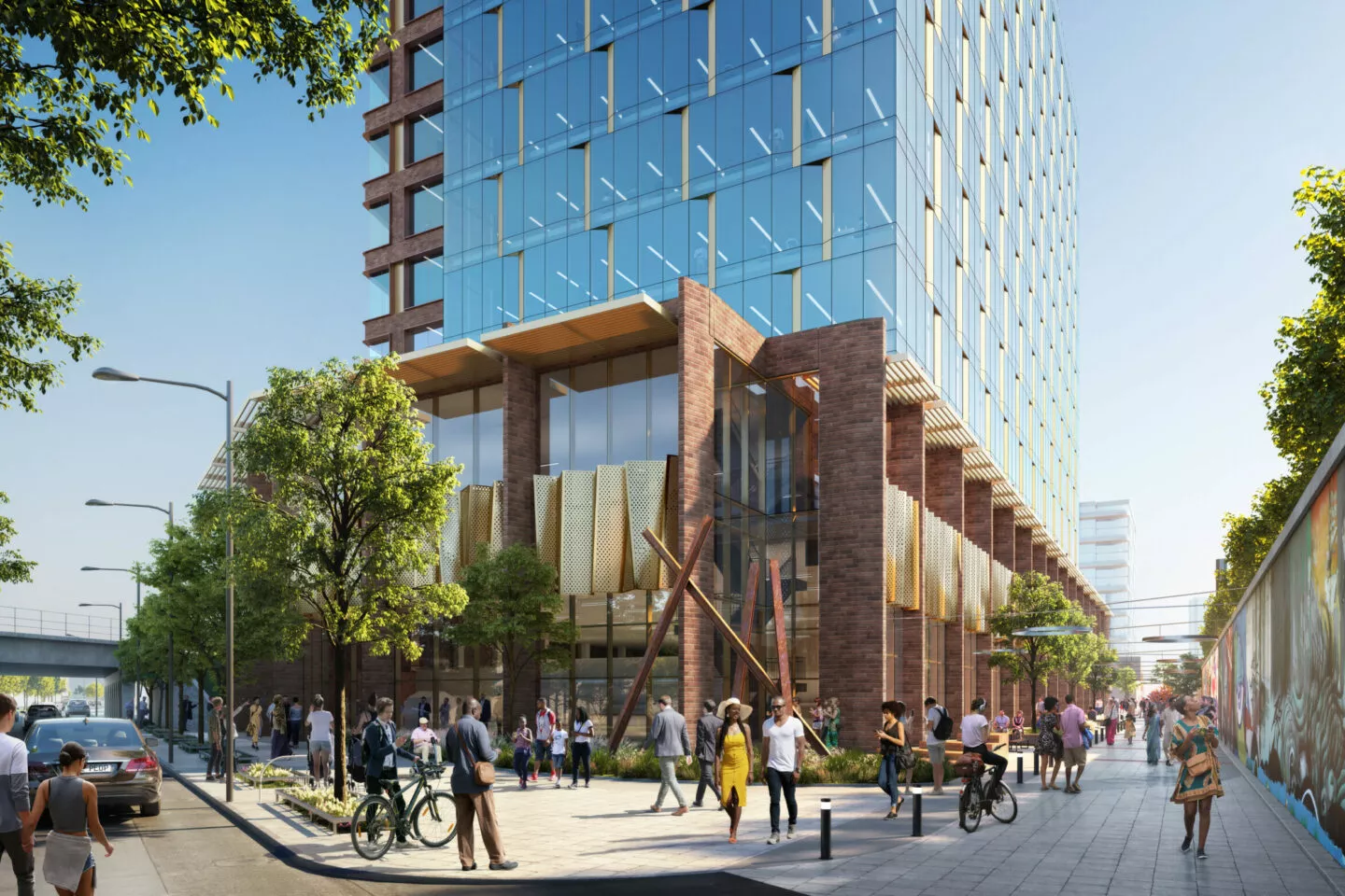 SCB's 400 North Elizabeth. Architecture. Mixed-use. Retail. Office. Science. Technology.